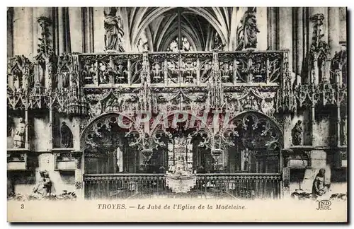 Troyes Ansichtskarte AK la cathedrale Le jube