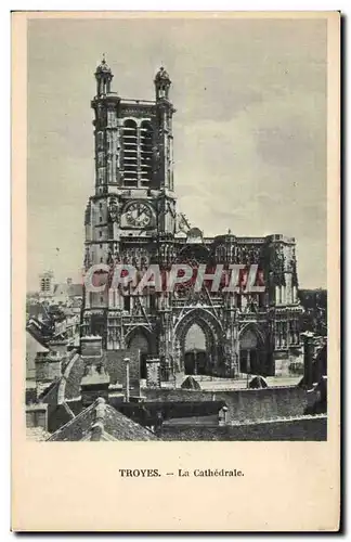 troyes Cartes postales la cathedrale