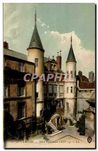 Troyes Cartes postales Hotel Vauluisant