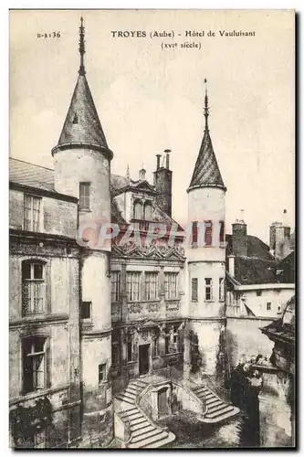 Troyes Ansichtskarte AK Hotel de Vauluisant