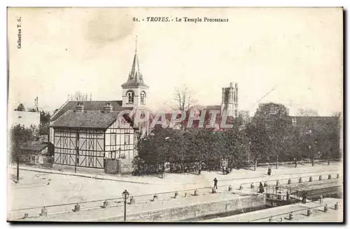 Troyes Ansichtskarte AK le temple protestant