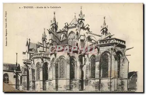 Troyes Ansichtskarte AK Abside de la cathedrale