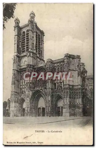 Troyes Cartes postales La cathedrale