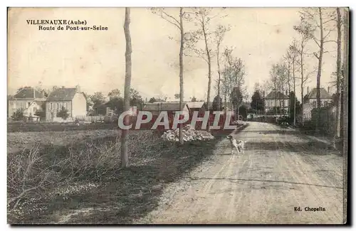 Villenauxe Cartes postales Route de Pont sur Seine