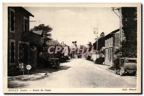 Mailly Cartes postales Route du camp