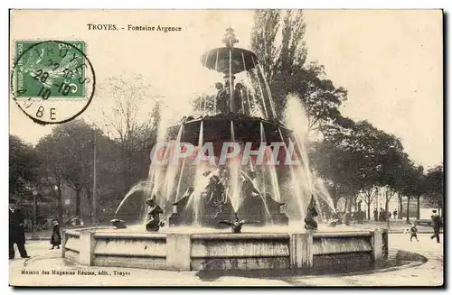 Troyes Ansichtskarte AK Fontaine Argence