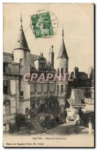 Troyes Cartes postales Hotel de Vauluisant