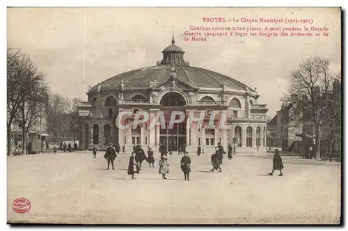 Troyes Ansichtskarte AK Le cirque municipal (circus)