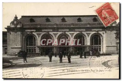 Troyes Ansichtskarte AK La gare (vue de face)