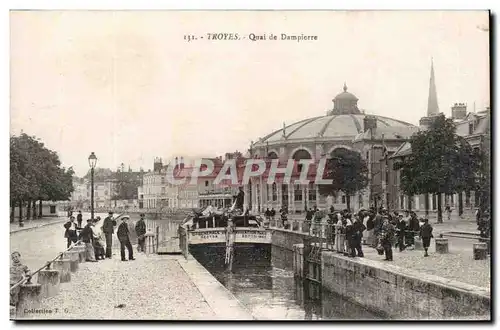 Troyes Cartes postales Quai de Dampierre