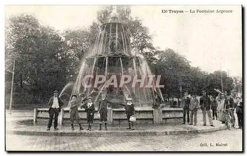 Troyes Ansichtskarte AK La fontaine Argence