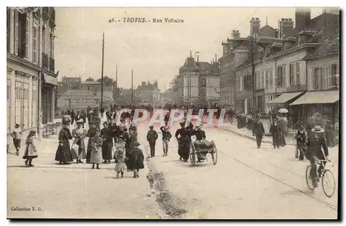 Troyes Cartes postales Rue Voltaire