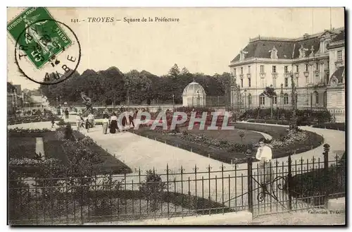 Troyes Cartes postales Square de la Prefecture