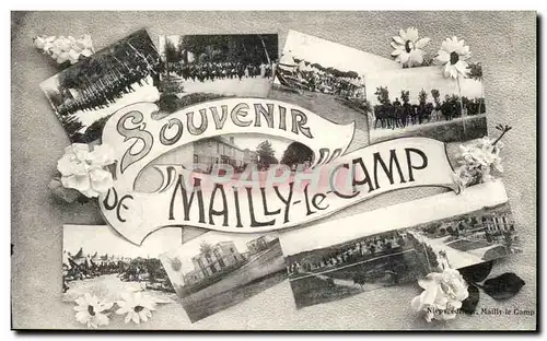 Ansichtskarte AK Camp de Mailly Souvenir (militaria)