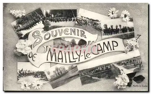 Cartes postales Camp de Mailly Souvenir (militaria)
