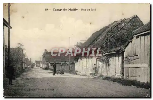 Cartes postales Camp de Mailly Rue du Jard