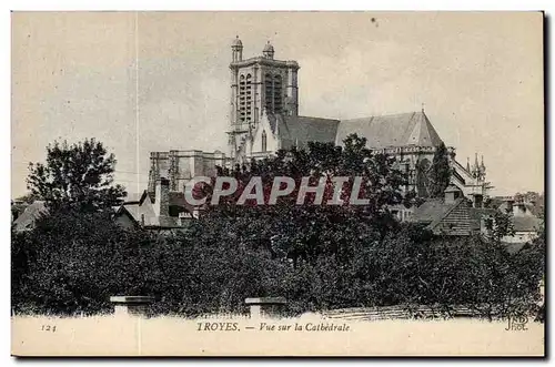 Troyes - Vue sur la Cathedrale - Cartes postales
