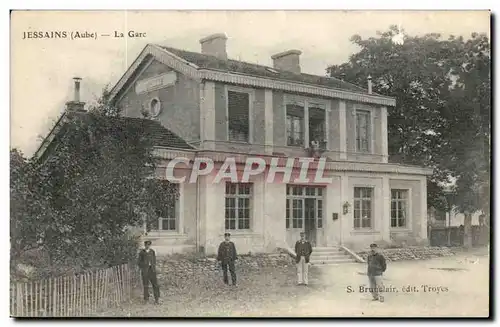 Jessains - La Gare - Cartes postales