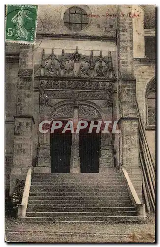 Anxon - Portail de l'Eglise - Cartes postales