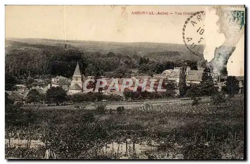 Arsonval - Vue Generale - Cartes postales