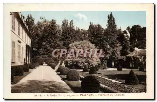 Plancy - Terrasse de Chateau - Cartes postales