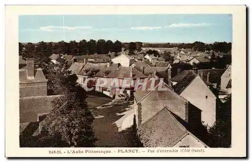 Plancy - Vue d&#39Ensemble - cote ouest - Cartes postales