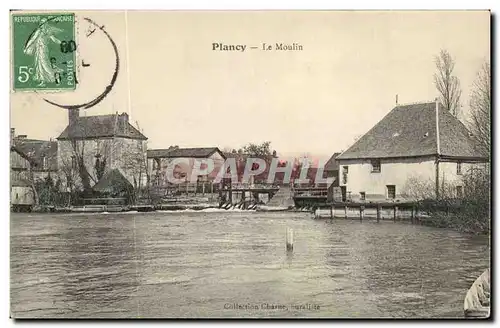 Plancy - Le Mouin - windmill - Cartes postales