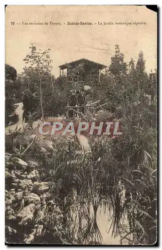 Les environs de Troyes Ansichtskarte AK Sainte SAvine Le jardin botanique alpestre