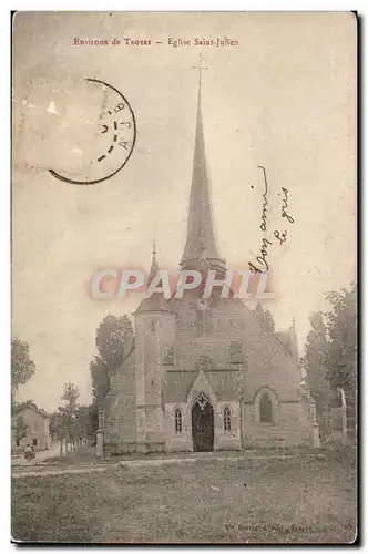 Environs de Troyes Ansichtskarte AK Eglise Saint Julien