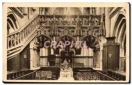 Troyes Cartes postales Eglise Sainte Madeleine Le jube