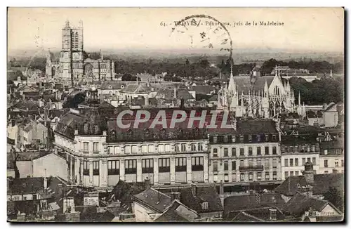Troyes Cartes postales Panorama prise de la Madeleine