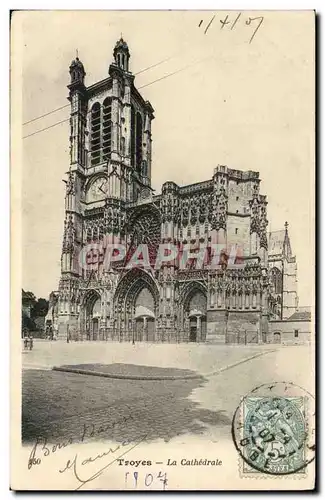 Troyes Cartes postales La cathedrale