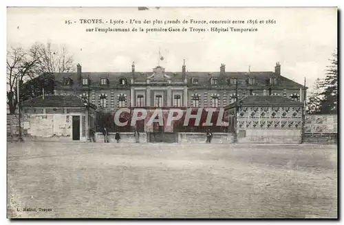 Troyes Cartes postales Lycee L'un des plus grands de France