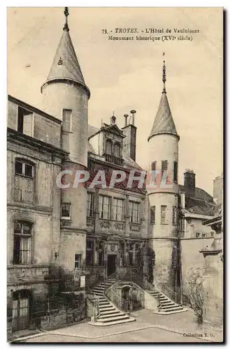 Troyes Cartes postales Hotel de Vauluisant
