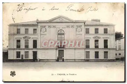 Troyes Cartes postales Le theatre