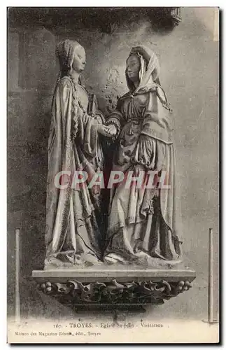 Troyes Cartes postales Eglise St Jean Visitation