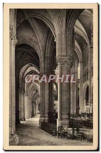 Troyes Cartes postales La cathedrale Pourtour du choeur et nef laterale