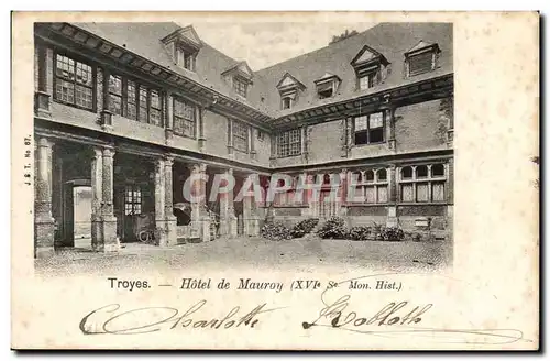 Troyes Cartes postales Hotel de Mauroy