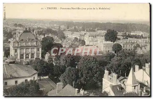 Troyes Ansichtskarte AK Panorama Nord Est (vue prise de la Madeleine)