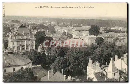 Troyes Cartes postales Panorama Nord Est (vue prise de la Madeleine)