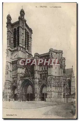Troyes Cartes postales La cathedrale