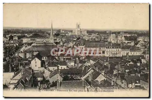 Troyes Ansichtskarte AK Panorama Est