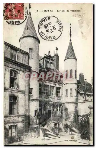TRoyes Cartes postales Hotel de Vauluisant