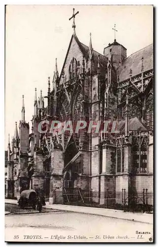 TRoyes Cartes postales Eglise Saitn Urbain