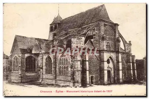 Chaource Cartes postales Eglise date de 1307