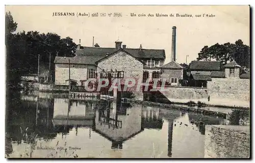 Jessains Cartes postales Un coin des usines de Beaulieu sur l'aube