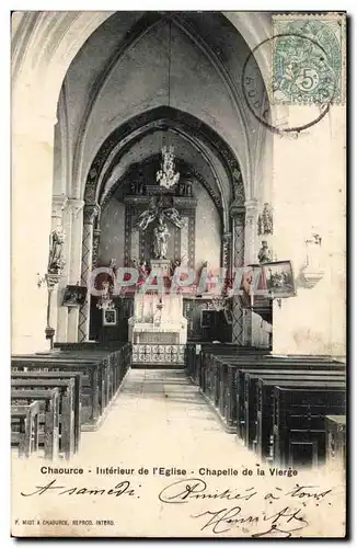 Chaorce - Interieur de l'Eglise - Cartes postales