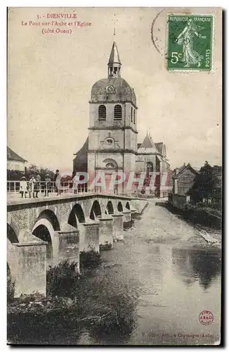 Dienville - Le Pont sur L&#39Aube et L&#39Eglise - Cartes postales
