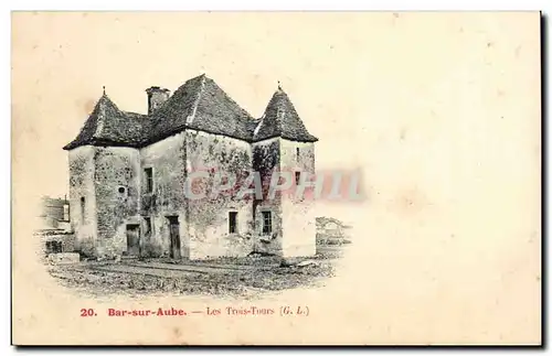 Bar sur Aube - Les Trois Tours - Cartes postales