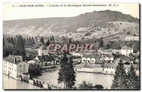 Bar sur Aube - L&#39Aube et la Montagne Ste Germaine - Cartes postales